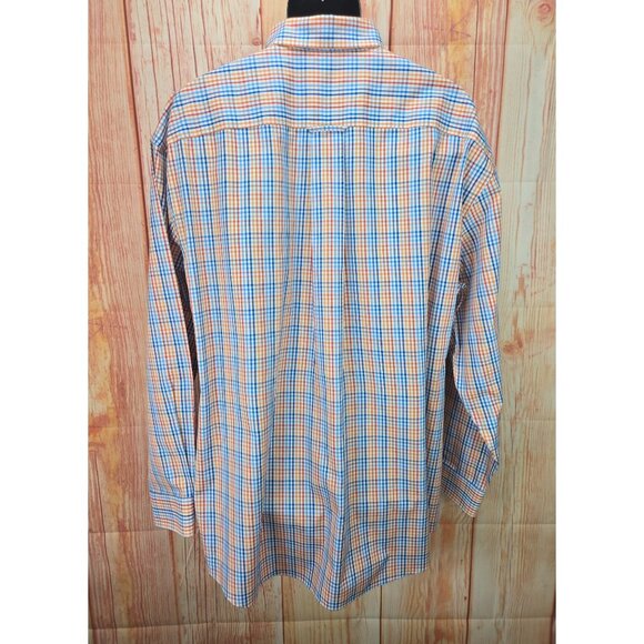Orvis Mens Plaid Button-Down Shirt XXL Multicolor Cotton Casual - Picture 2 of 8
